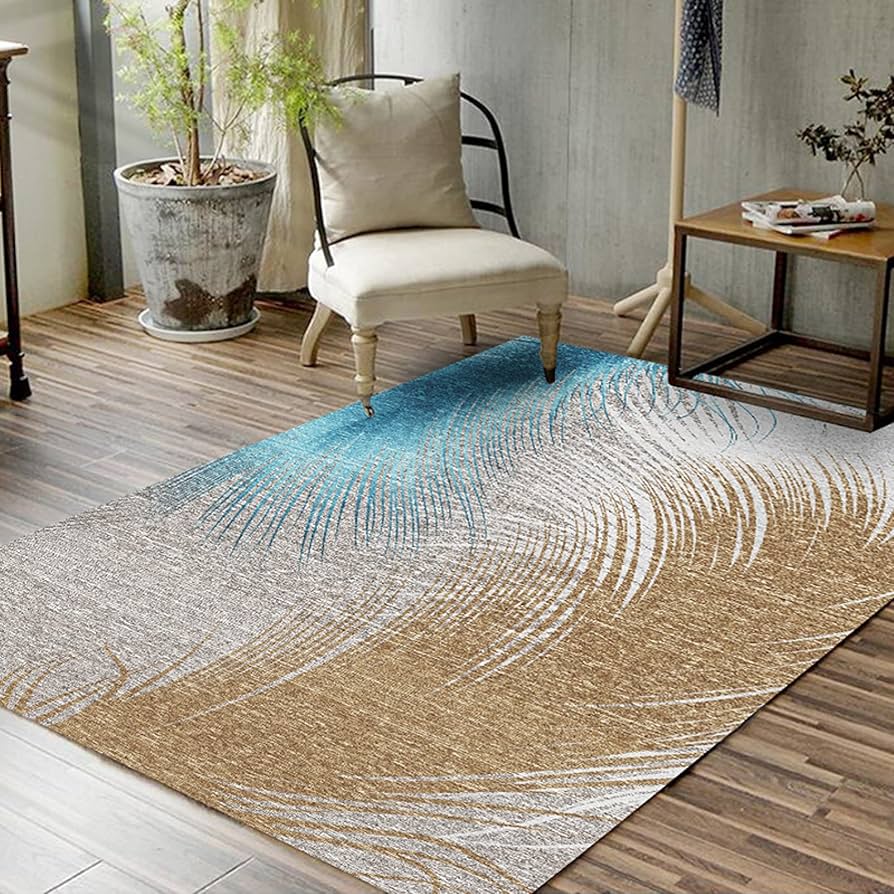 グラデーションラグ　新品未使用 グラデーション ラグカーペット ラグマット 異形 カーペット